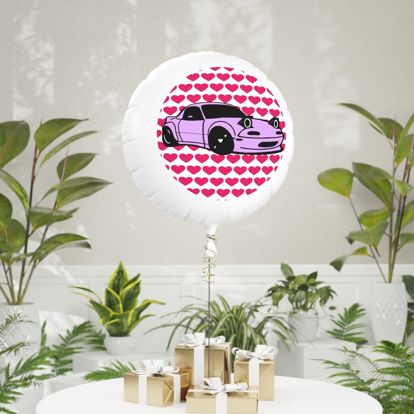 Miata Purple Love Edition Helium Balloon