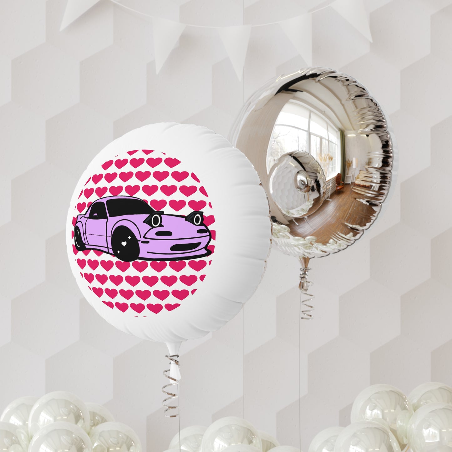 Miata Purple Love Edition Helium Balloon