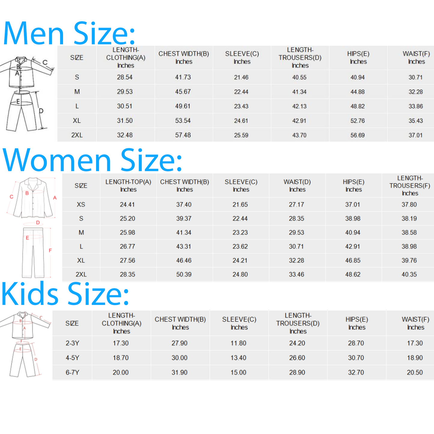 Unisex R35 GTR Pajama Sets women/men/kids