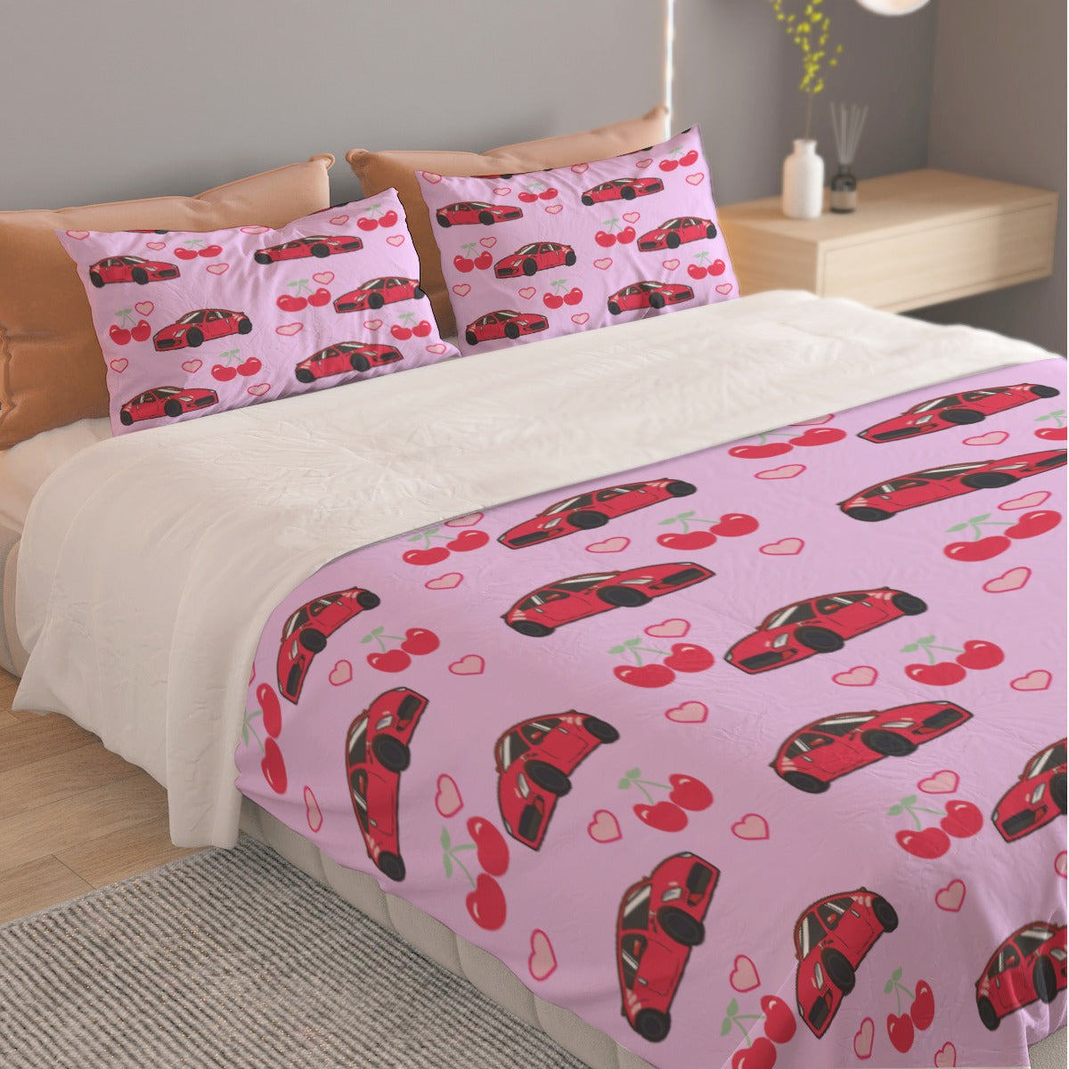 350z Three Piece Duvet Cover Bedding Set
