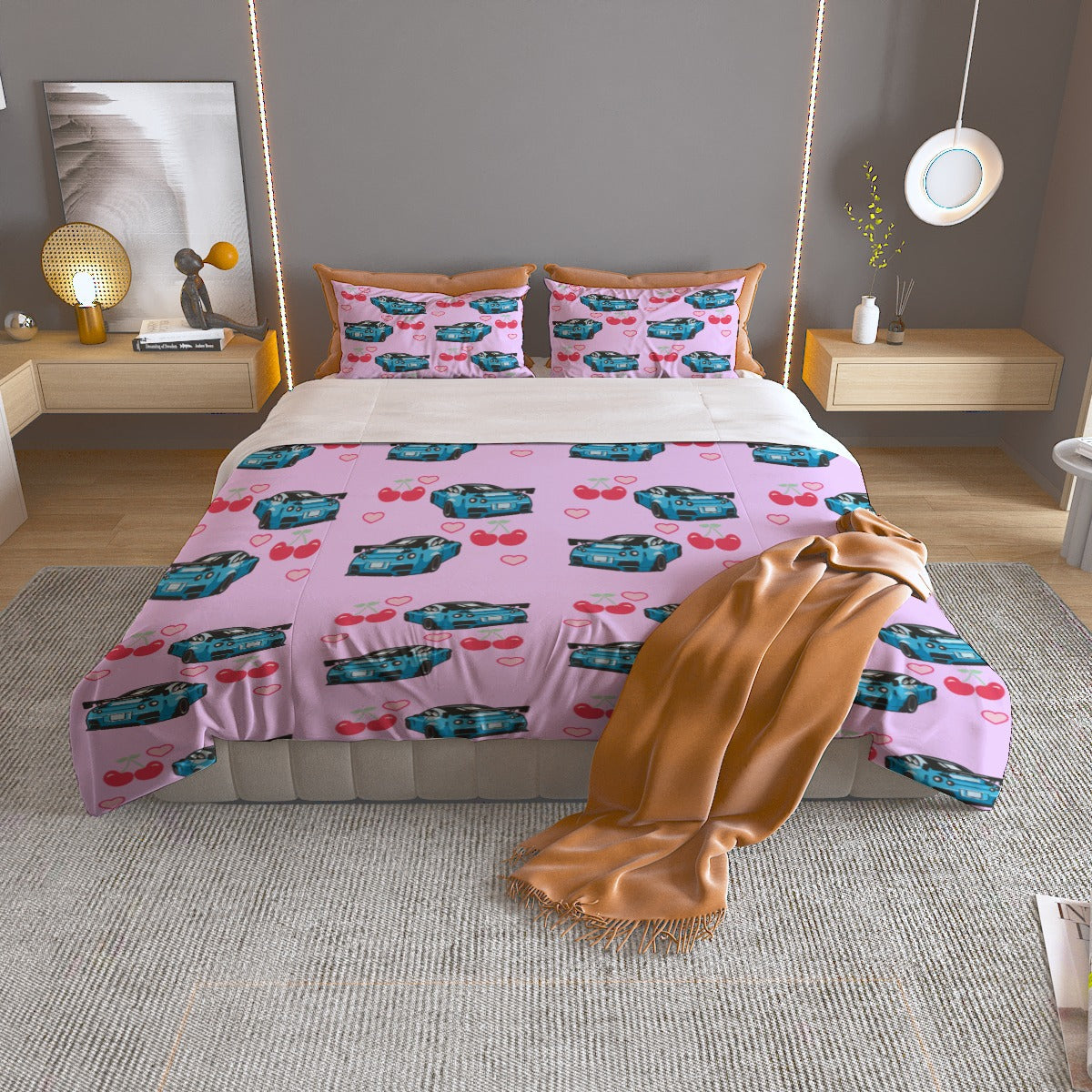 R35 Three Piece Duvet Cover Bedding Set