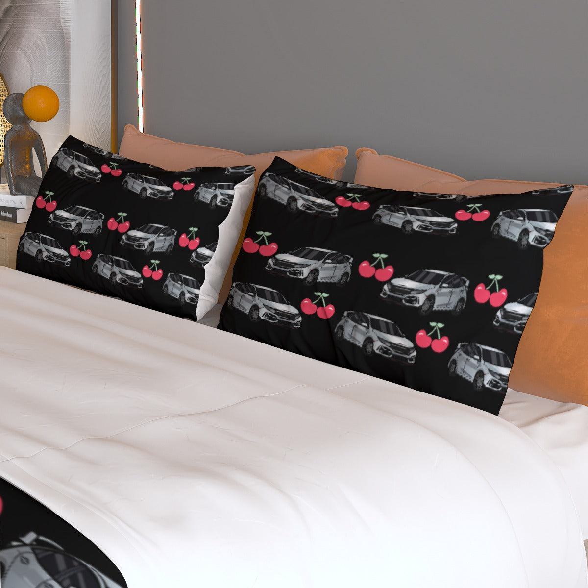 Civic Three Piece Duvet Cover Bedding Set