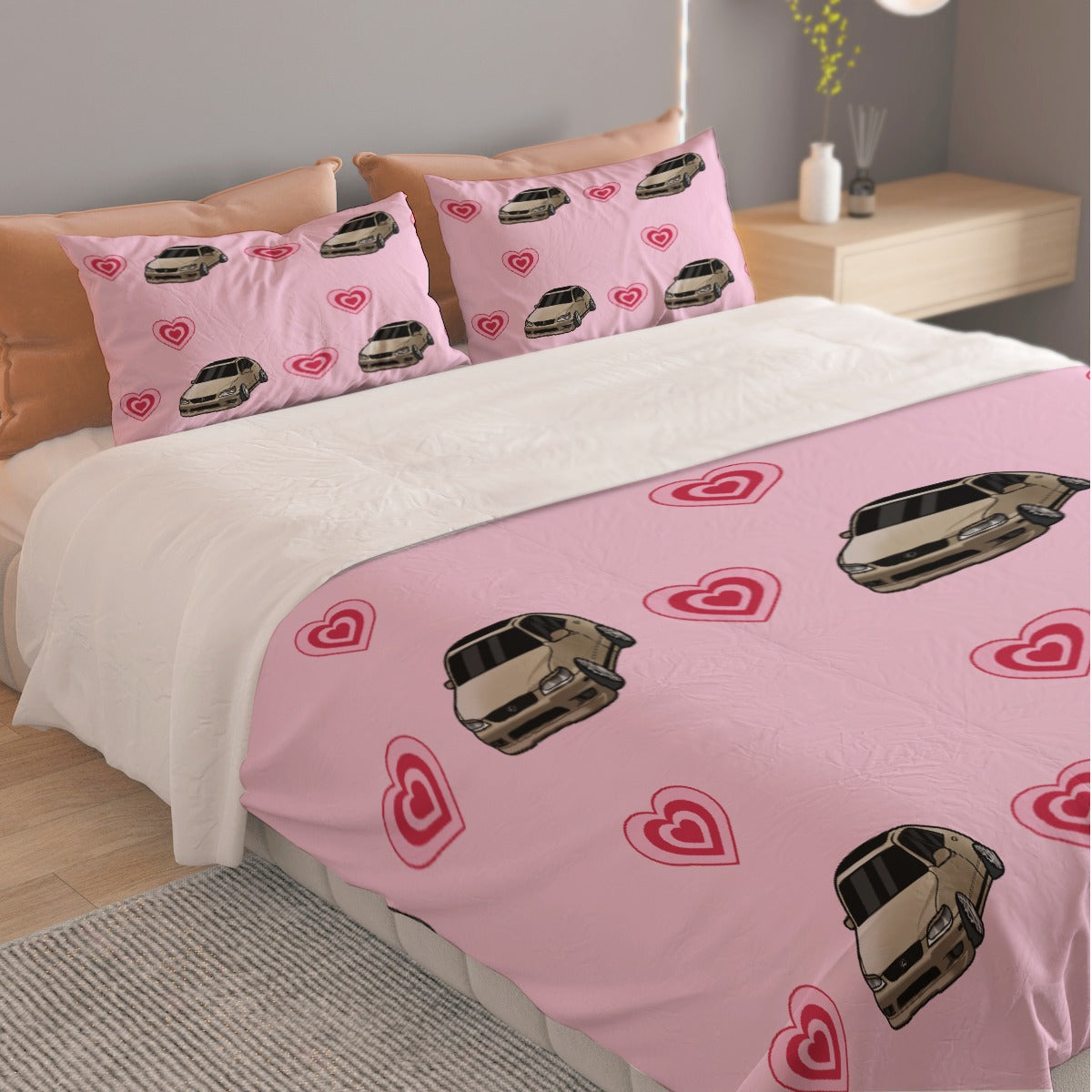 IS300 Three Piece Duvet Cover Bedding Set