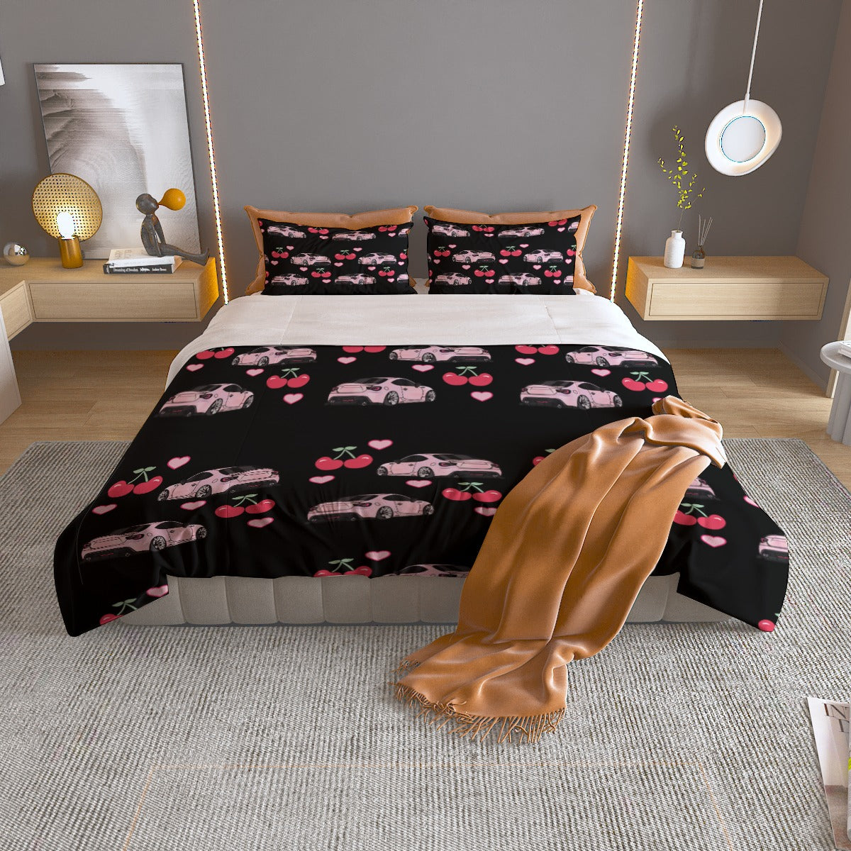 GT86/ BRZ Three Piece Duvet Cover Bedding Set