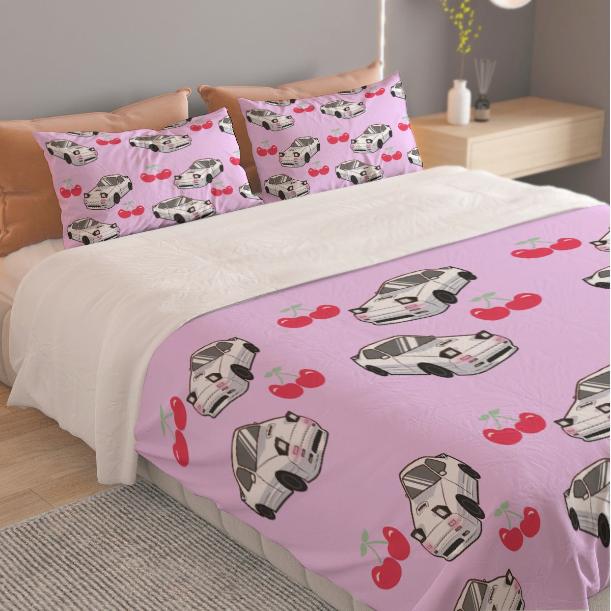 FC Three Piece Duvet Cover Bedding Set
