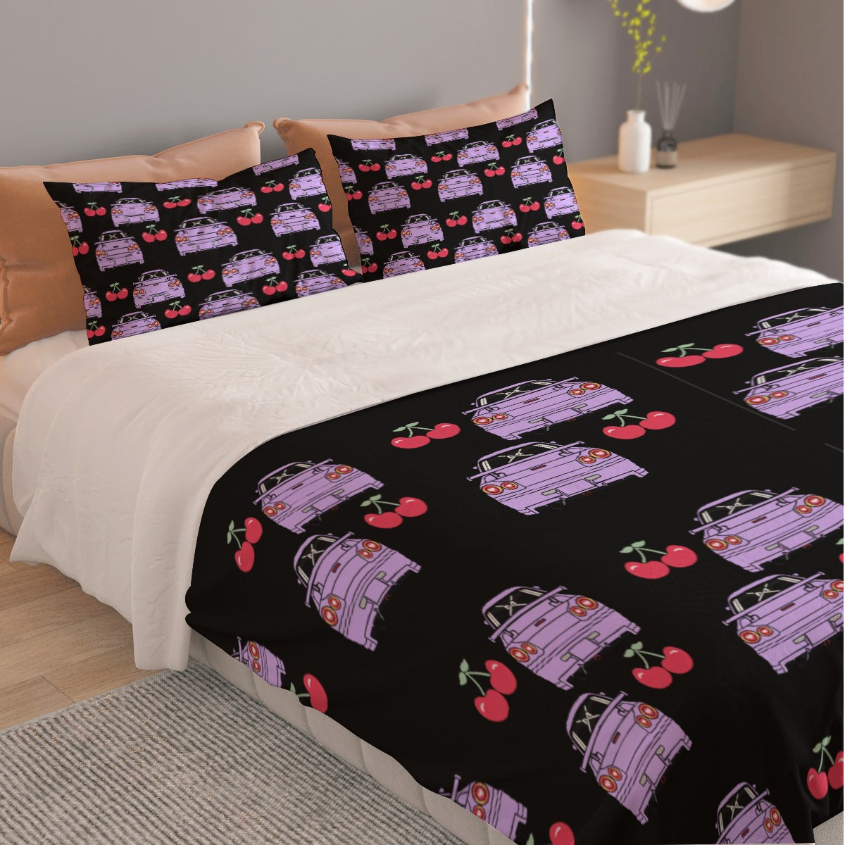 Skyline GT-R Three Piece Duvet Cover Bedding Set