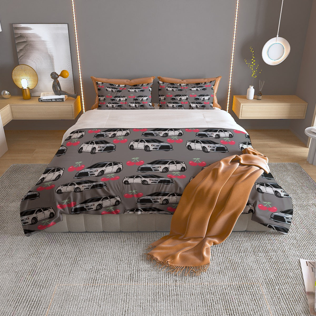EVO Three Piece Duvet Cover Bedding Set
