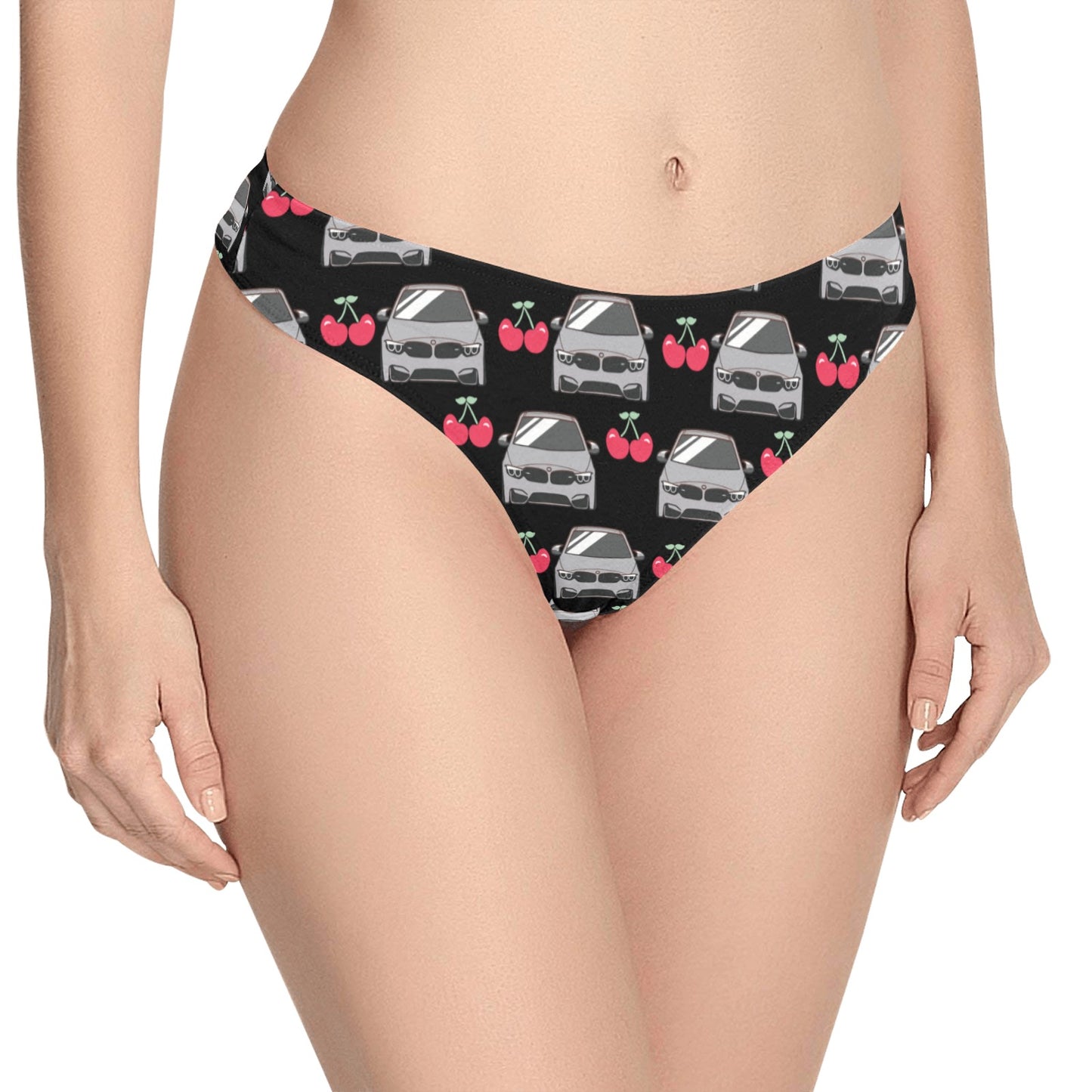 BMW Gray Cherry Thong