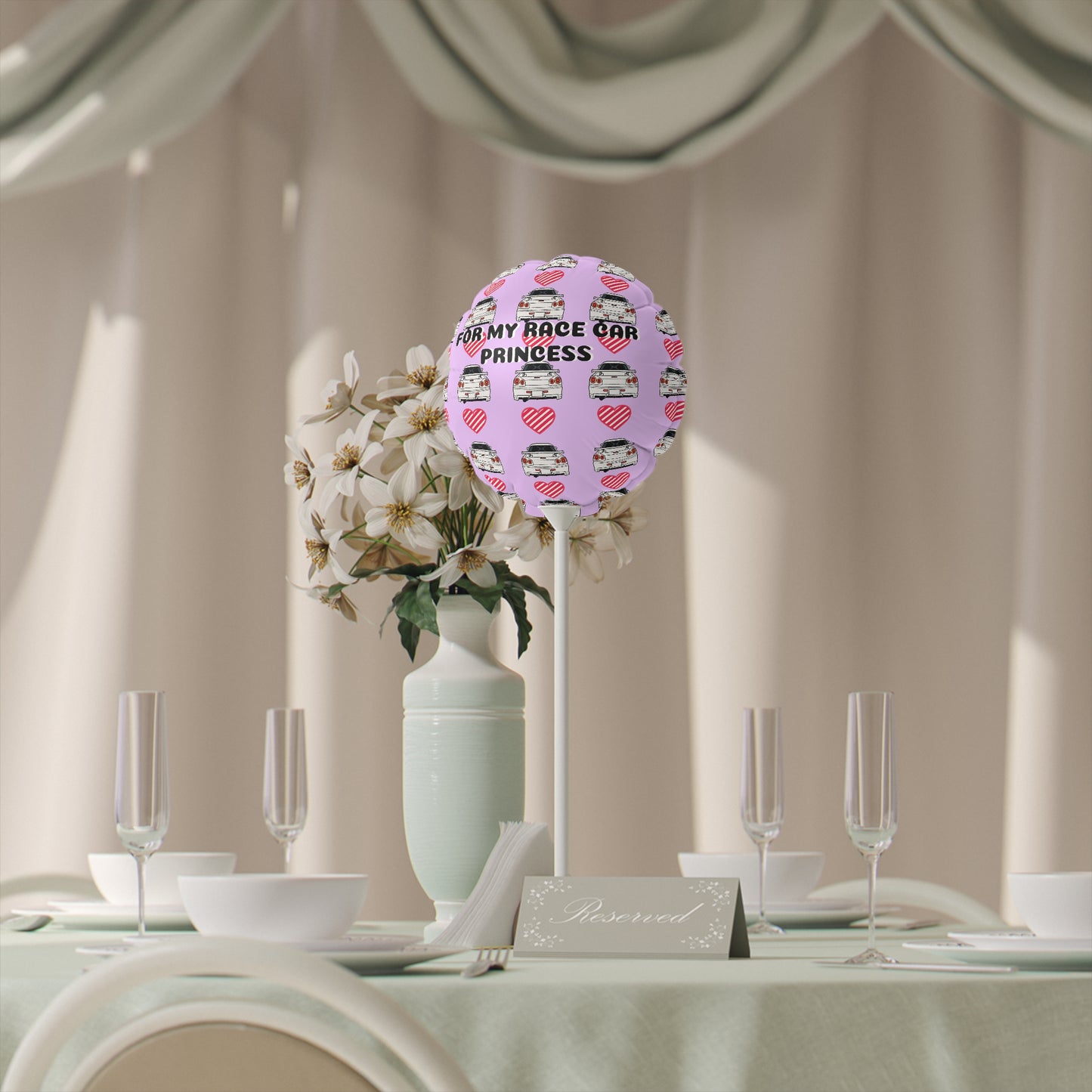 GTR Balloons (Round and Heart-shaped), 6"