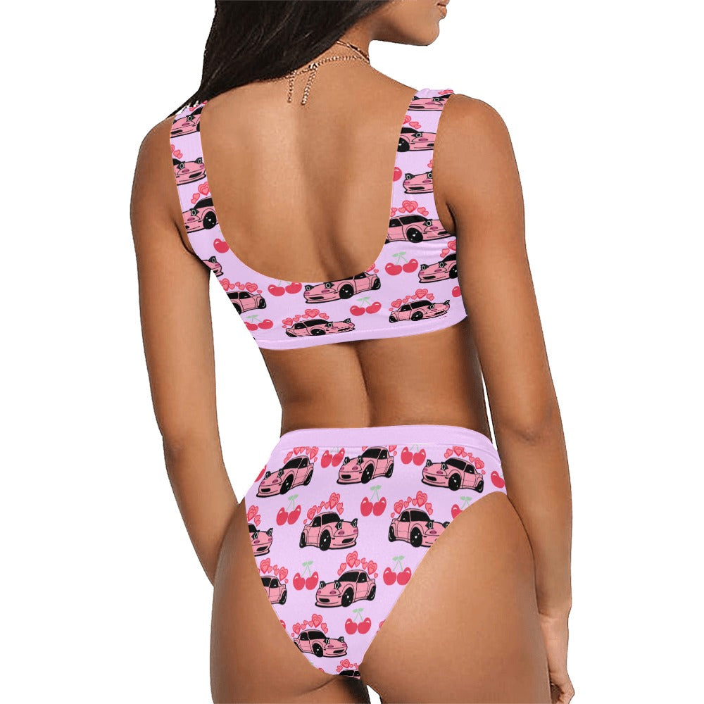 Miata SET Sport Top & High-Waisted Bikini Swimsuit