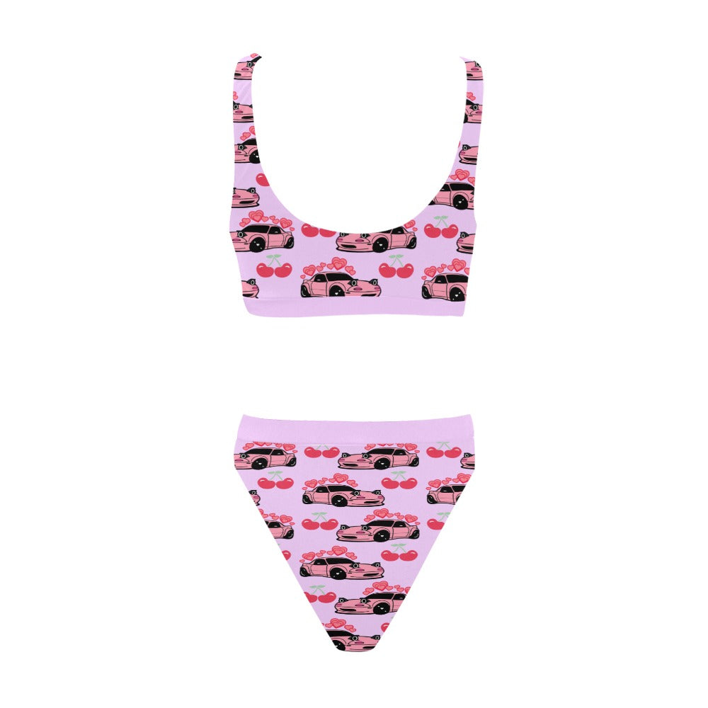 Miata SET Sport Top & High-Waisted Bikini Swimsuit