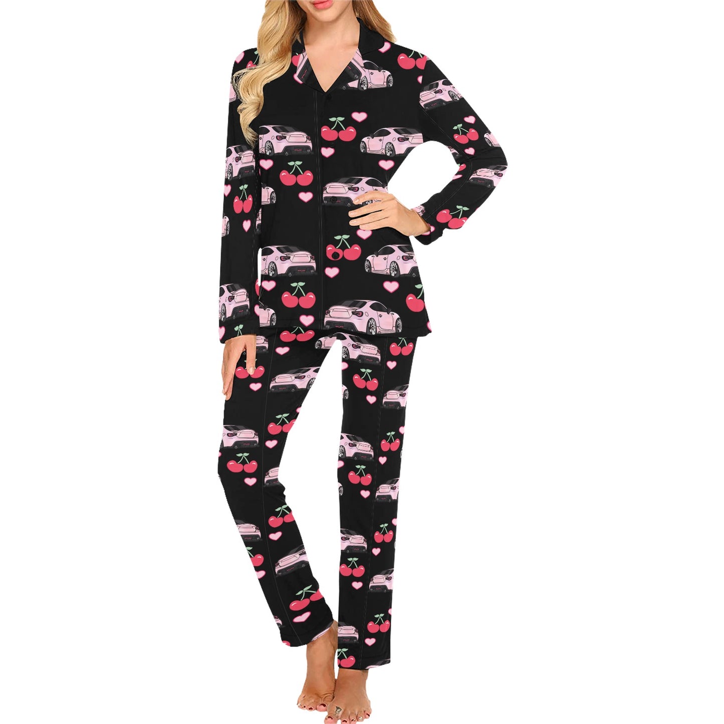 GT86 Women's Long Pajama Set