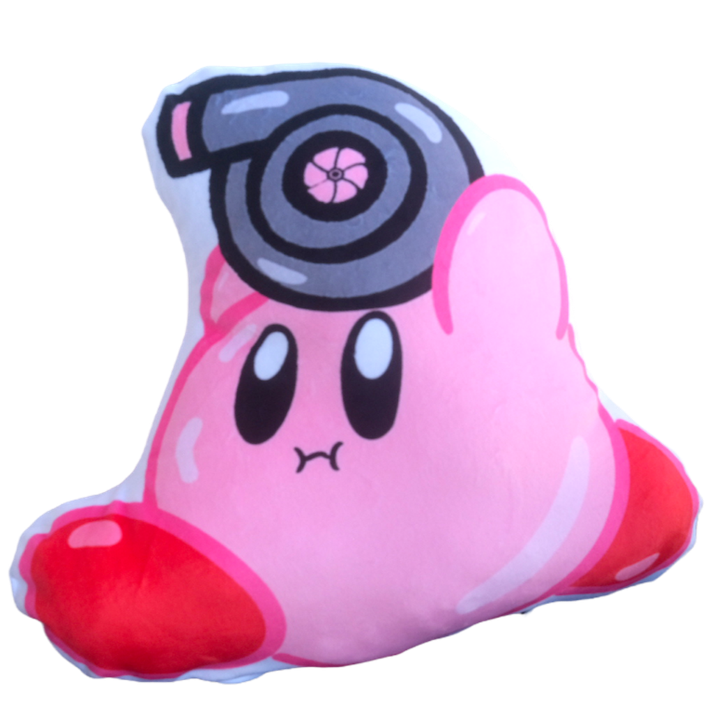 Pink turbo pillow