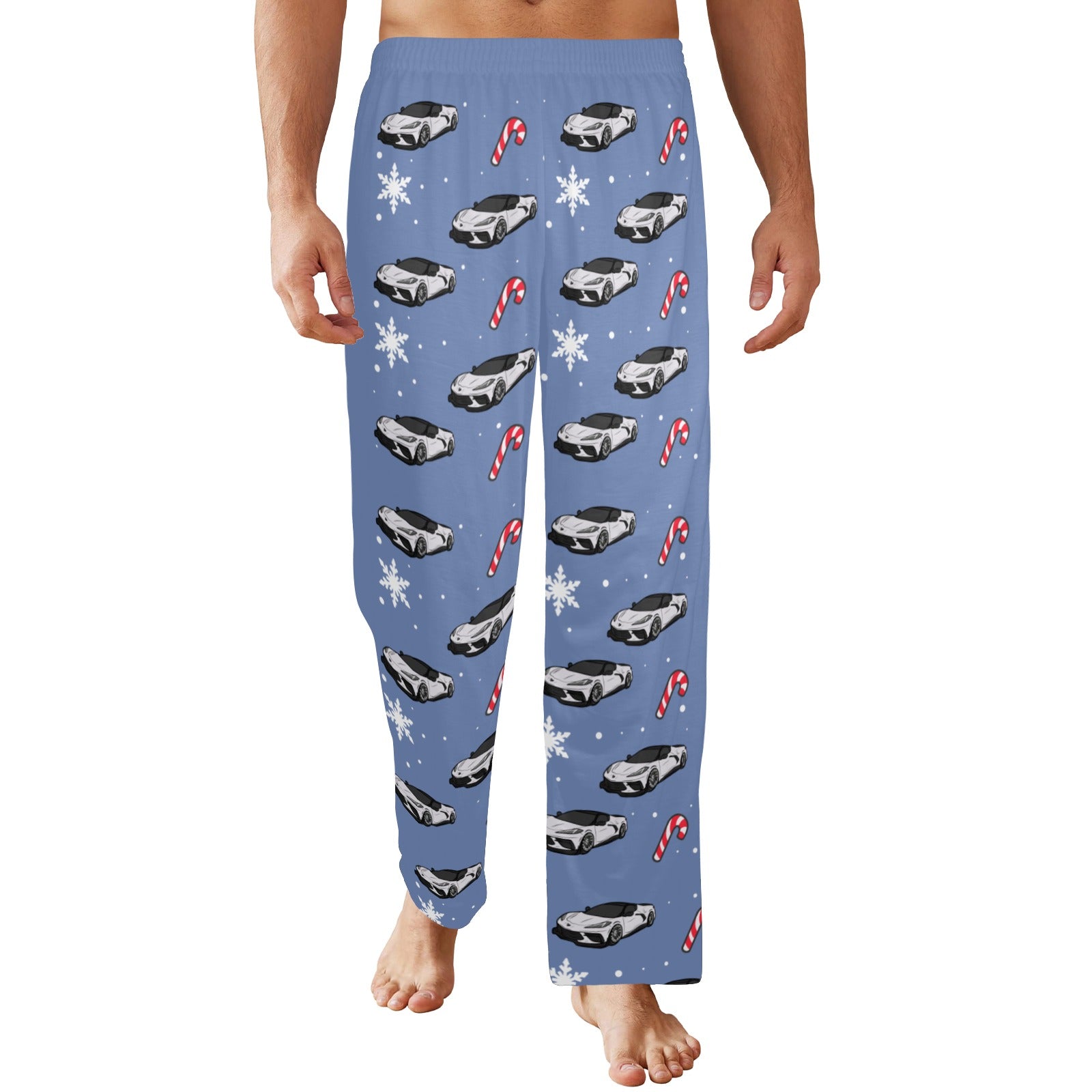 Men's C8 Corvette Snow & Candy Pajama Collection