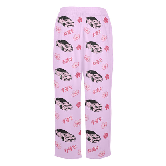 300ZX Cherry Blossom X Goodluck Pajama Pants Women Lavender