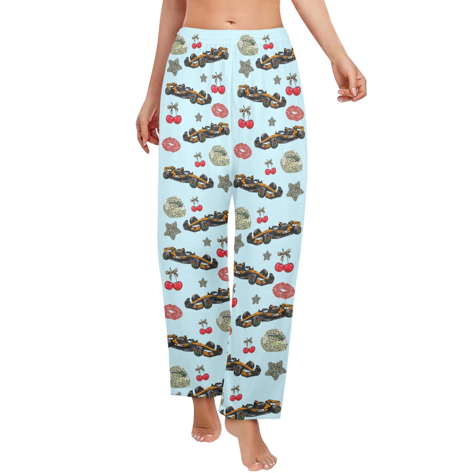 Lando4 Leopard Print Pajama Pants