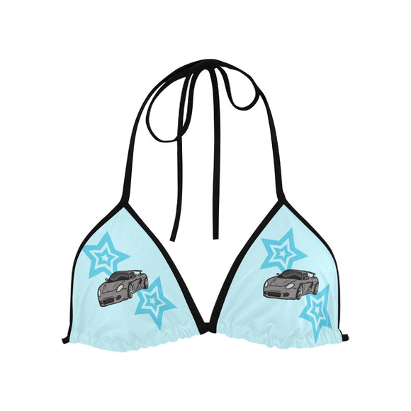 Top/Bottom Carrera GT Light Blue Star Bikini