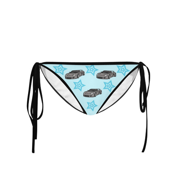 Top/Bottom Carrera GT Light Blue Star Bikini