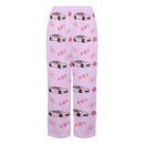 350z Lavender Cherry Blossom X Goodluck Pajama Pants Women-1