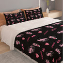 Shelby Three Piece Duvet Cover Bedding Set-1