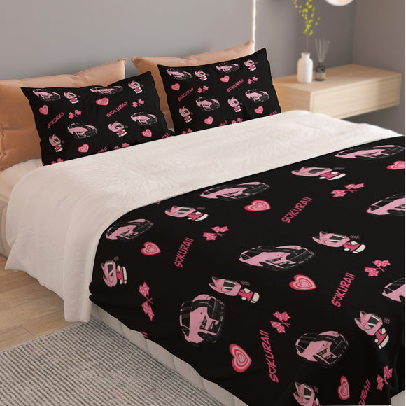 Shelby Three Piece Duvet Cover Bedding Set
