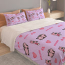 GTR Lavender Three Piece Duvet Cover Bedding Set-1