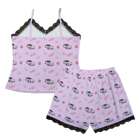 RX7  Pajama Cami Lace Cherry Blossom X Good luck in Lavender - 0