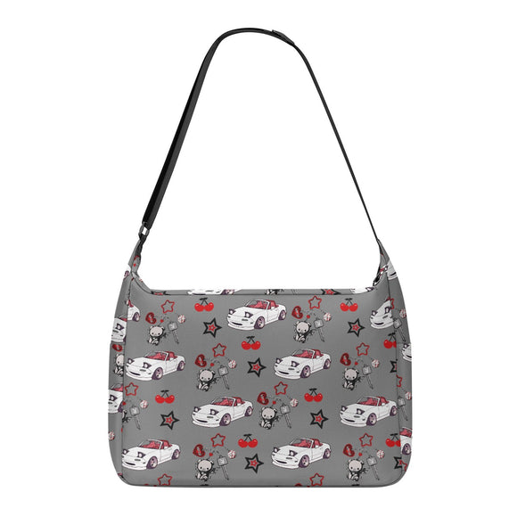 Miata Large Messenger Bag Cherry Bear Design