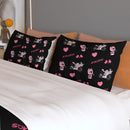 R6 Yamaha Pink/Black Combo Three Piece Duvet Cover Bedding Set-2