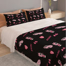 240SX Black Three Piece Duvet Cover Bedding Set-1