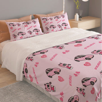 BEETLE Three Piece Duvet Cover Bedding Set