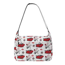 GTR Large Messenger Bag Red/White