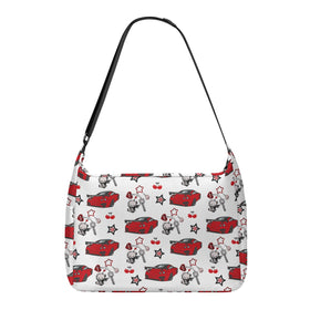 GTR Large Messenger Bag Red/White - 0