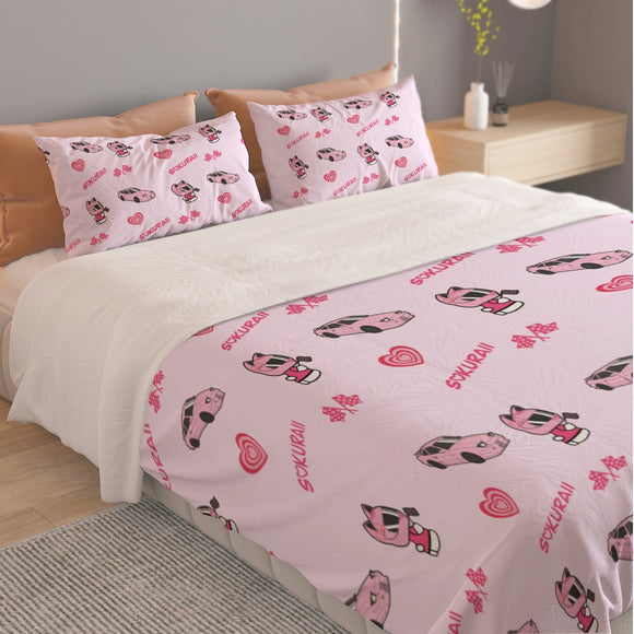 240SX Three Piece Duvet Cover Bedding Set