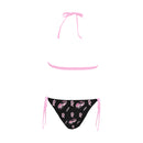 GT2RS Pink/Black Combo Halter Bikini SET Aloha collection-2