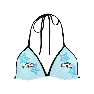 Top/Bottom C6 Corvette Light Blue Star Bikini