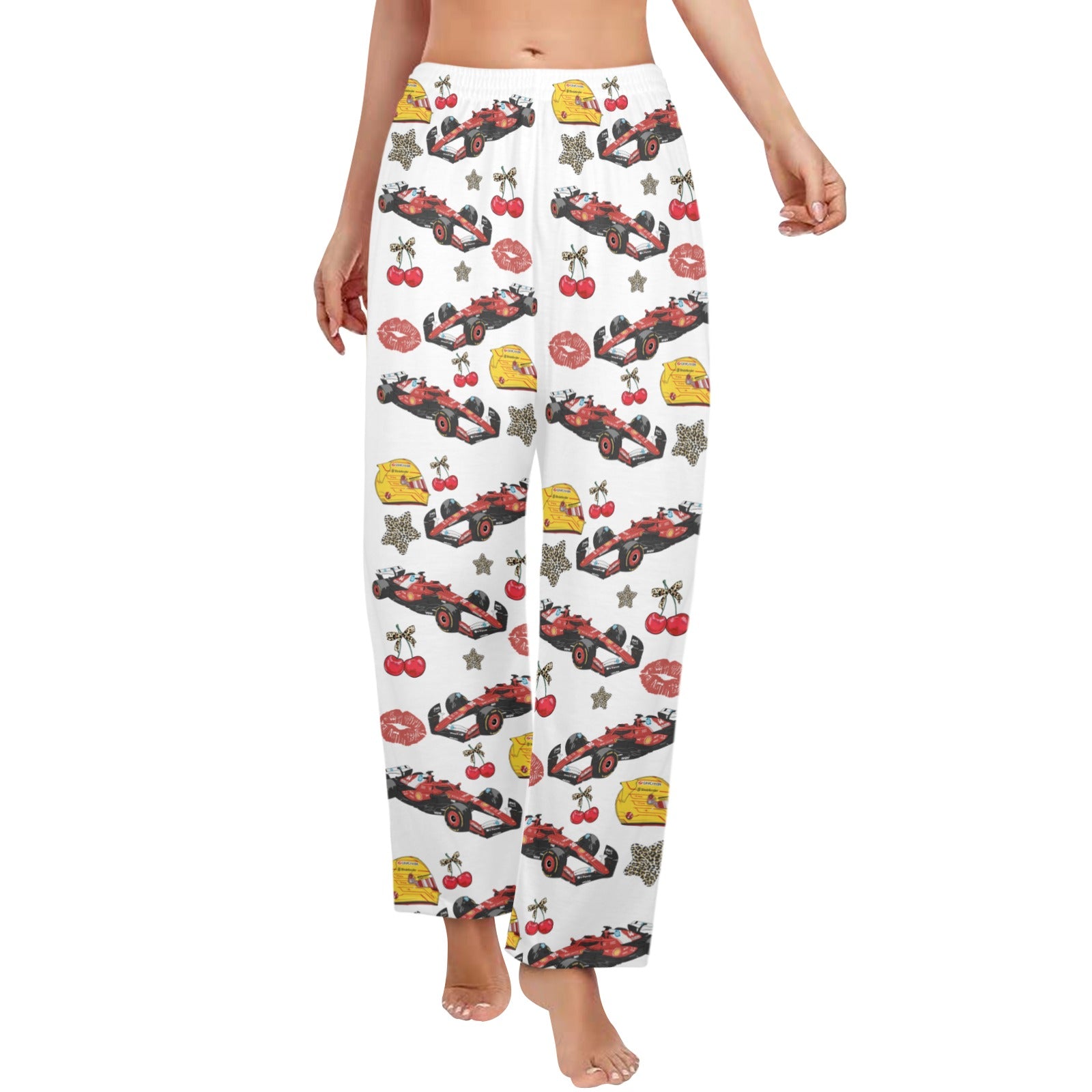 Lewis44 Cherry Leopard Pajama Pants - 0
