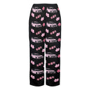 Civic Black Cherry Blossom X Goodluck Pajama Pants Women-1