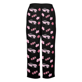 GR86 Black Cherry Blossom X Goodluck Pajama Pants Women - 0