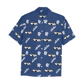 Miata Navy Men's Hawaiian Shirt