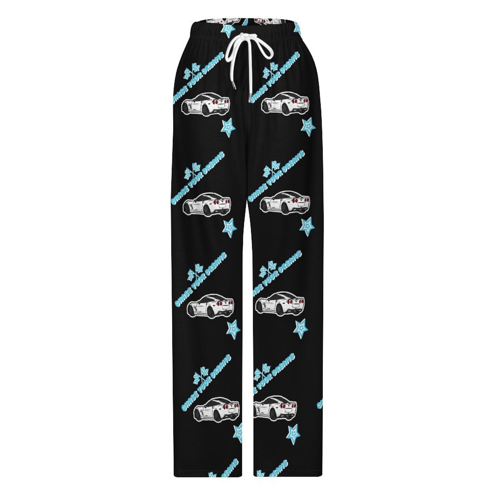 Unisex C6 Corvette Lounge Pants with Pockets Black Chase UR Dreams