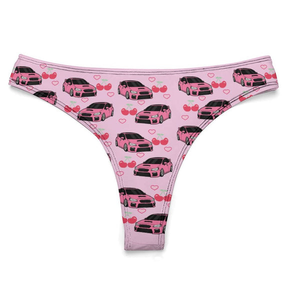 WRX STI Cherry Thong 100% Cotton Underwear