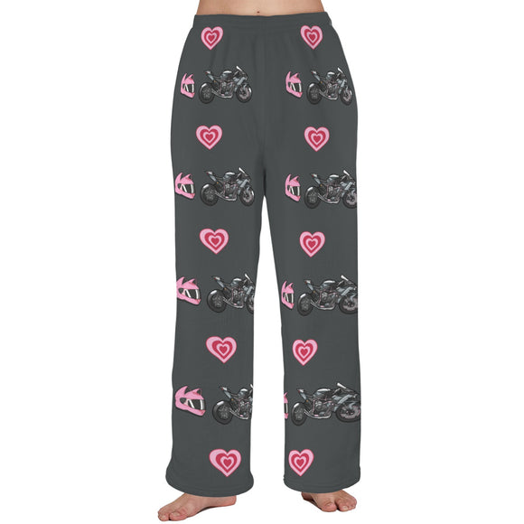 Kawasaki Ninja H2 R Black Women's Pajama Pants