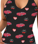 Black Miata Full Length Halter Top-3