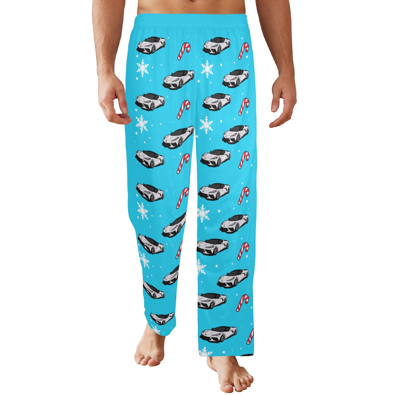 Men's C8 Corvette Snow & Candy Pajama Collection - 0