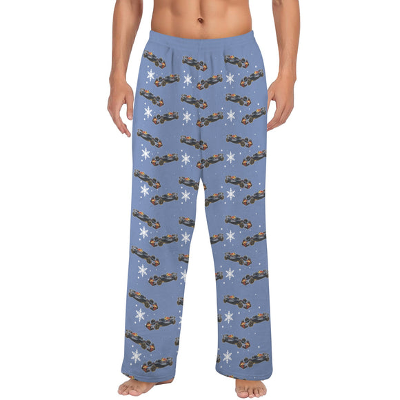 Unisex Plush RB21 Snow Pajama Pants with Pockets