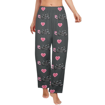 Kawasaki Ninja H2 R Black Women's Pajama Pants - 0