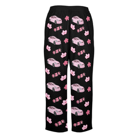 G35 Black Cherry Blossom X Goodluck Pajama Pants Women - 0