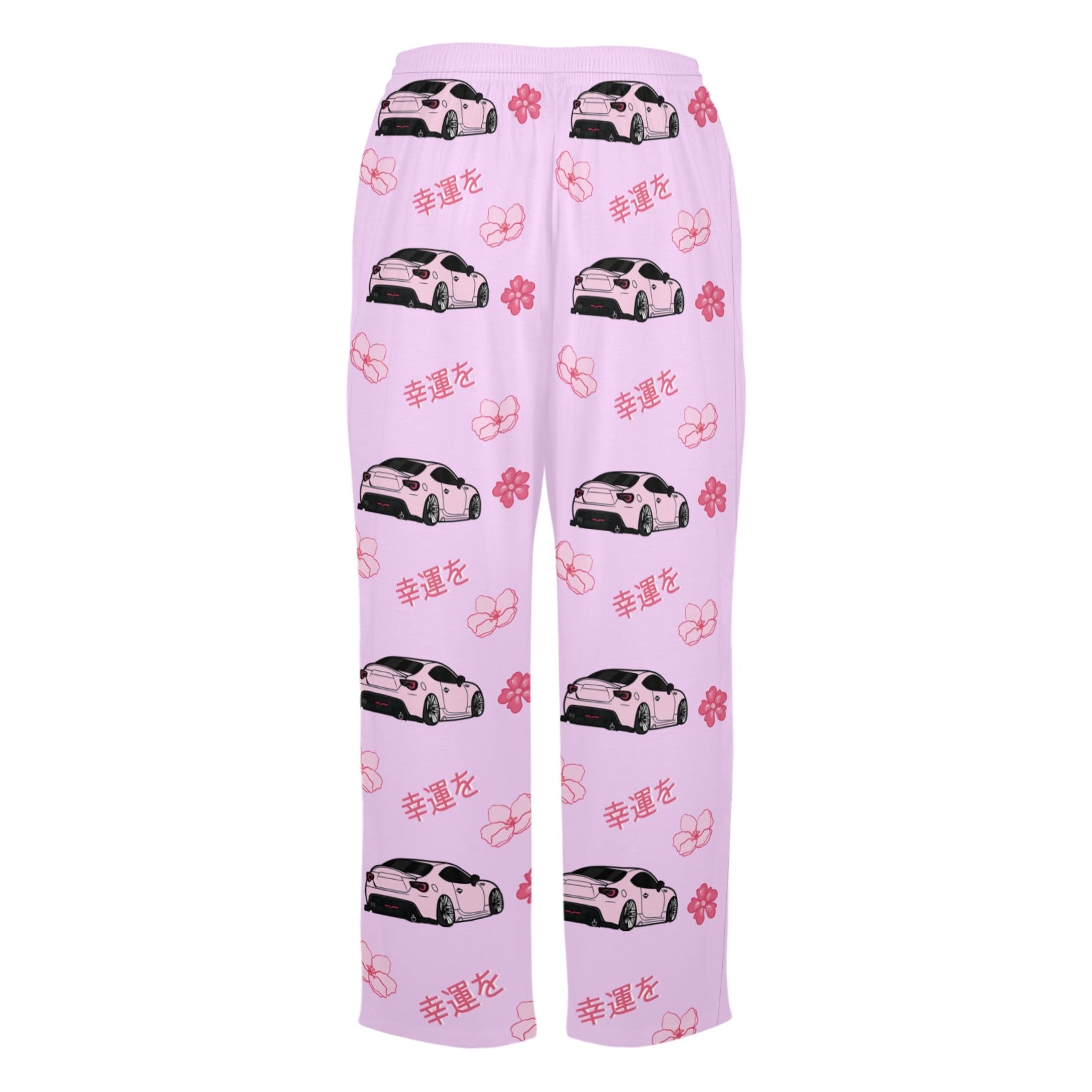 GT86 Lavender Cherry Blossom X Goodluck Pajama Pants Women - 0