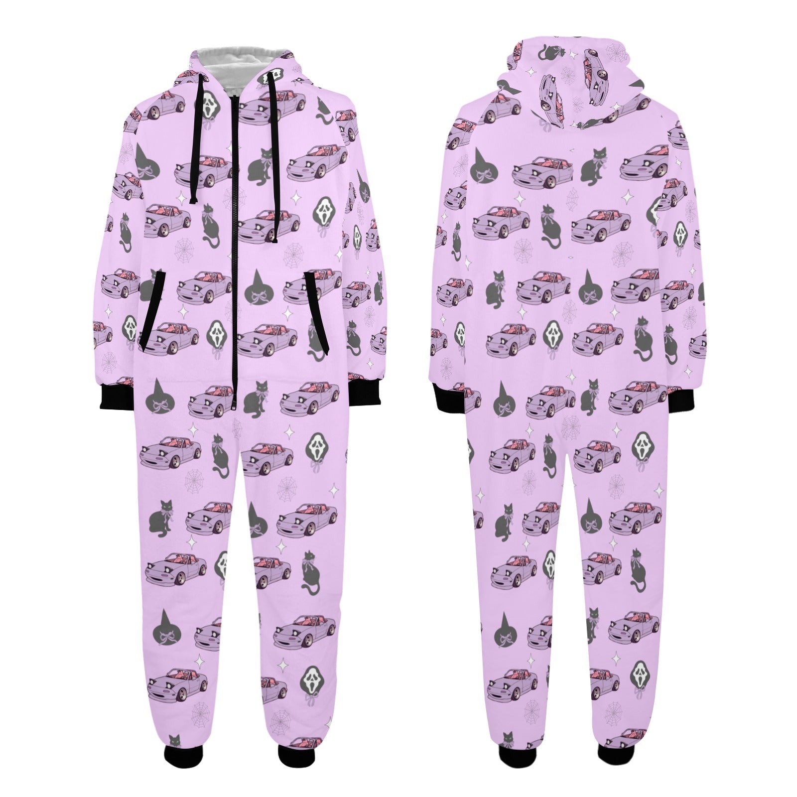 Unisex Miata Spooky Onesie Pajamas